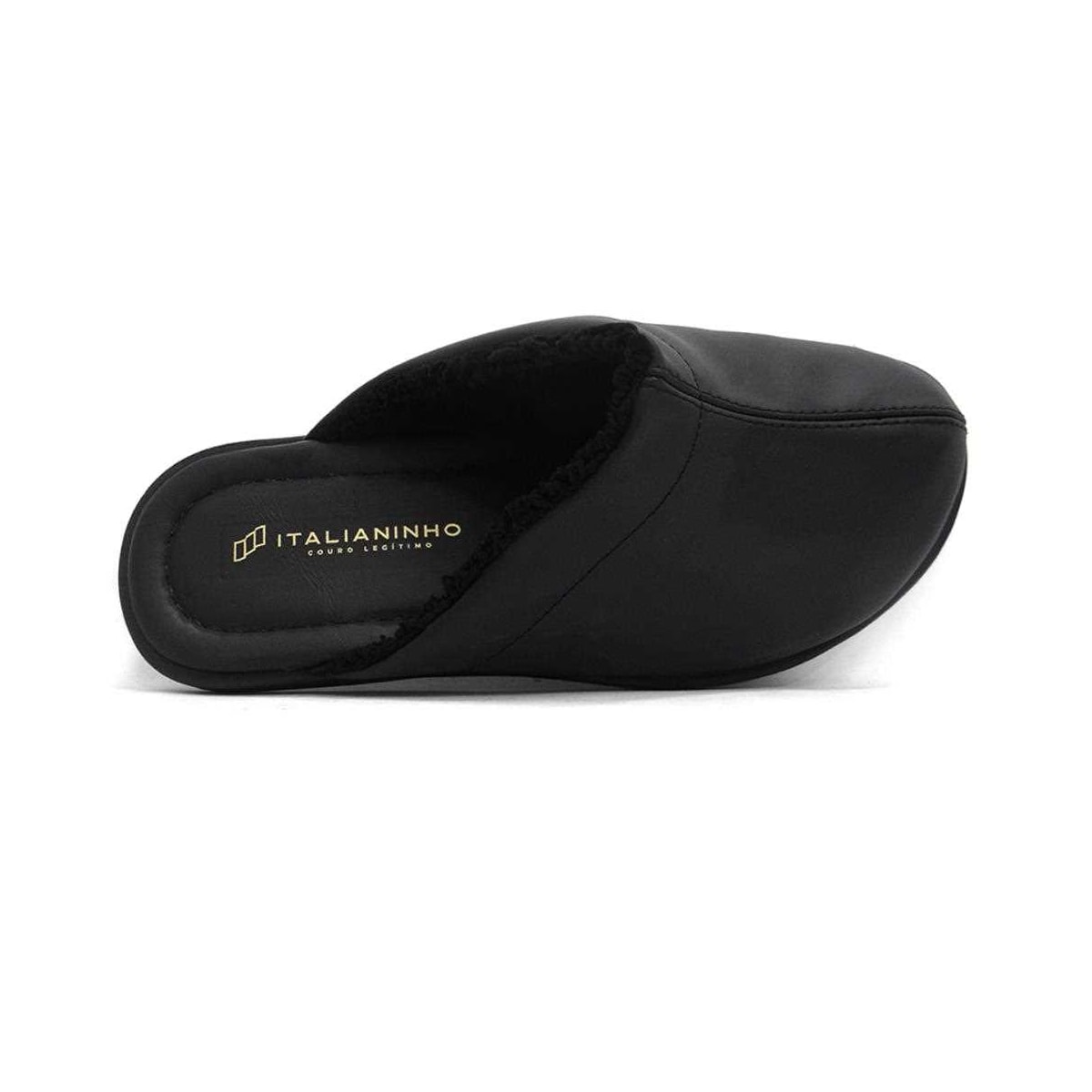 Chinelo Italianinho de Couro 10730130 Preto