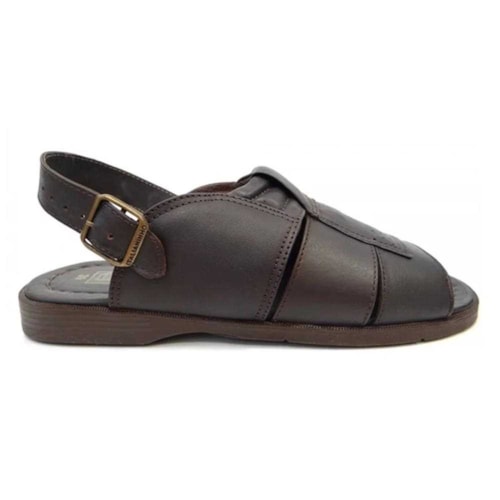 Chinelo Italianinho De Couro 34302 Cafe