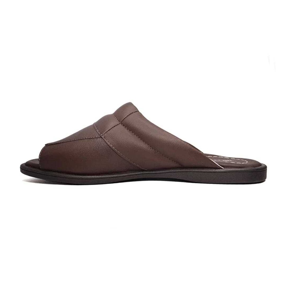 Chinelo Italianinho de Couro do Papai 10730128 Cafe