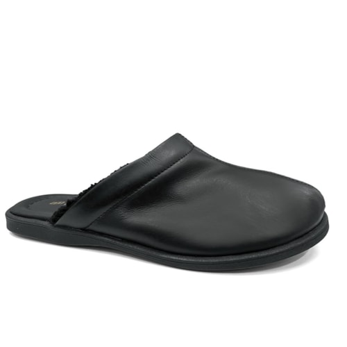 Chinelo Italianinho Masculino Couro 10730230 Preto