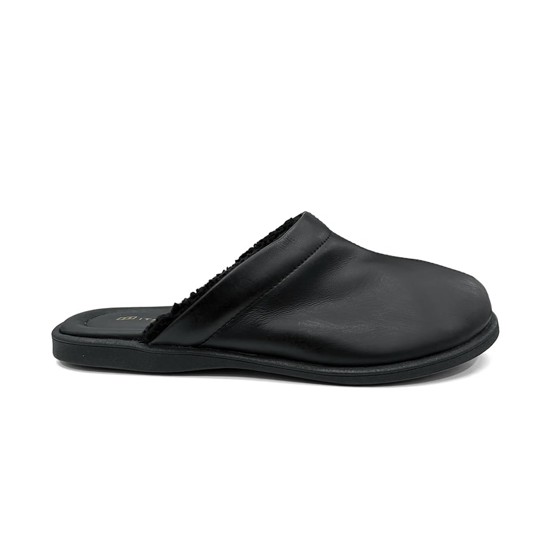 Chinelo Italianinho Masculino Couro 10730230 Preto