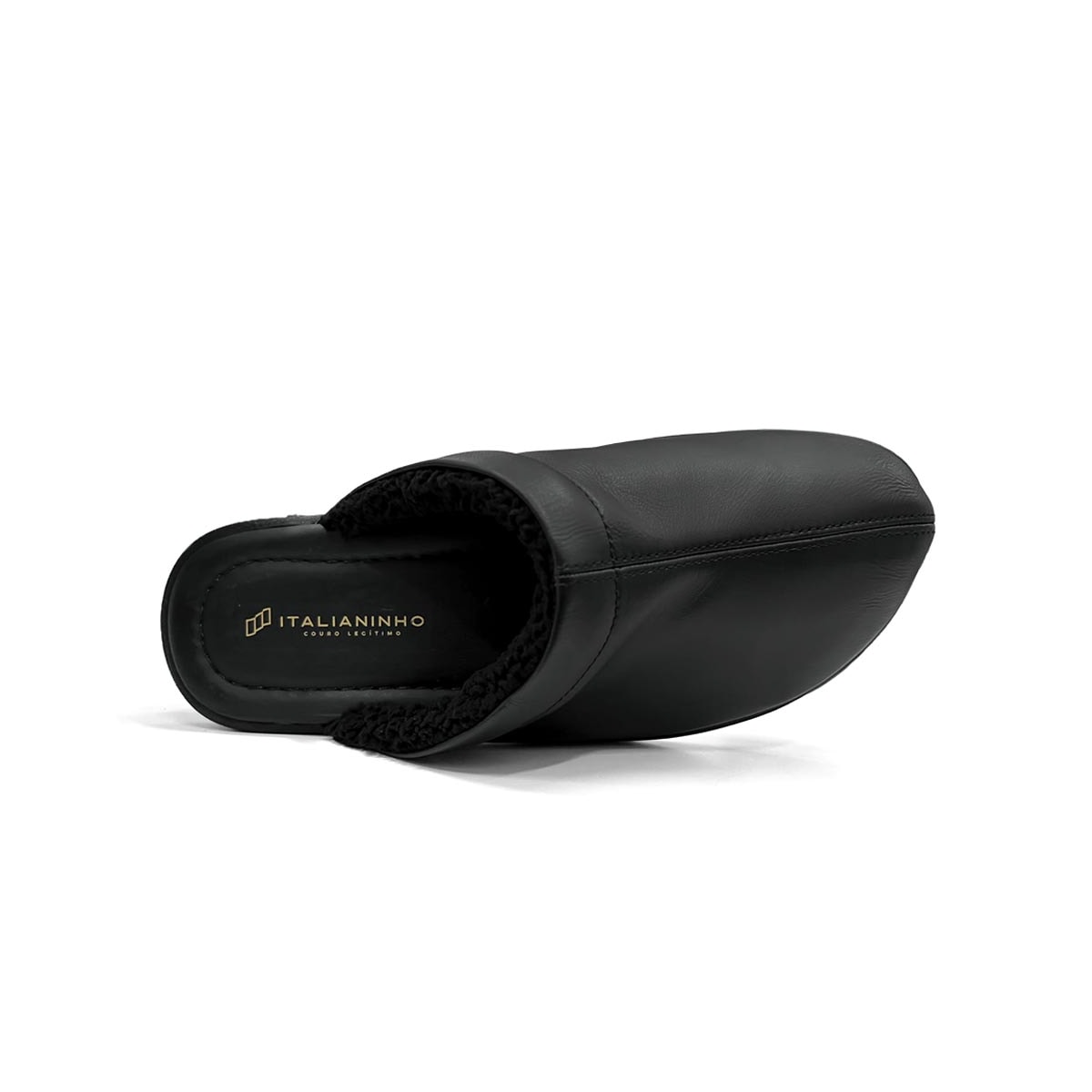 Chinelo Italianinho Masculino Couro 10730230 Preto