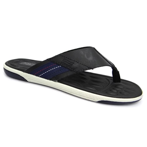 Chinelo Itapua Couro Masculino 101 Preto