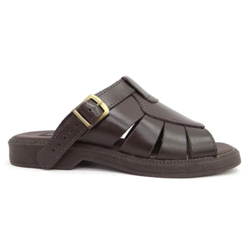 Detalhe - Chinelo Itapuã Masculino 1603z18 Cafe