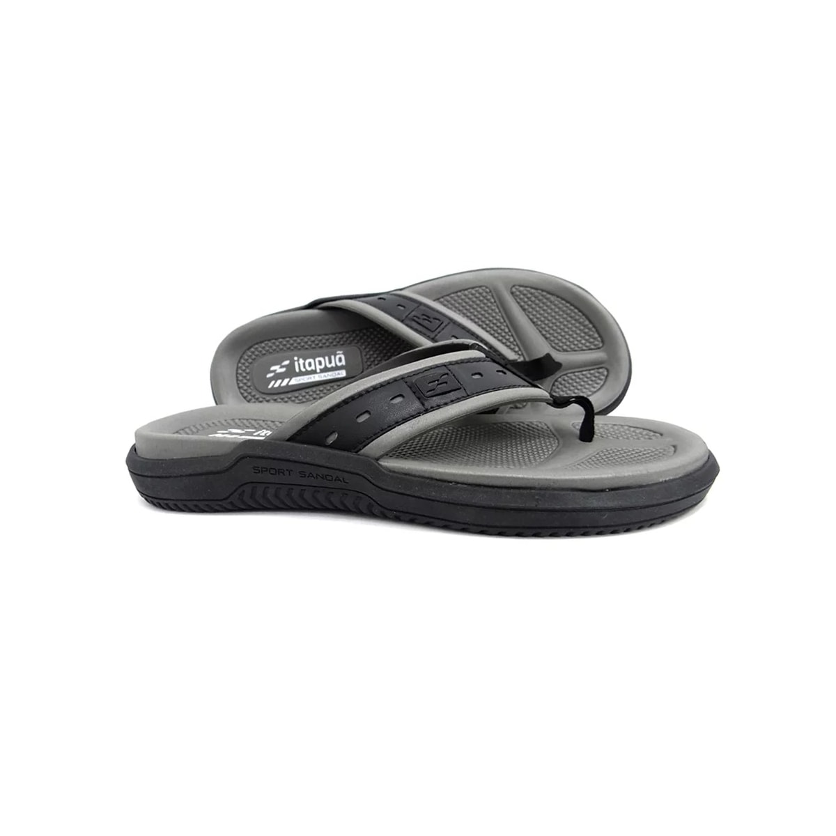 Chinelo Itapuã Masculino 6851 Preto/Grafite Chinelo Itapuã Masculino 6851 Preto/Grafite