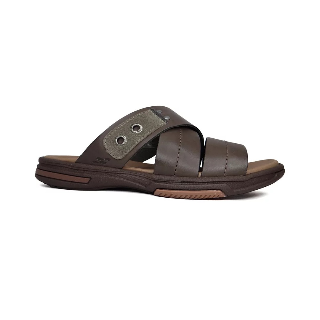 Chinelo Itapua Masculino Couro 5355 Ebano
