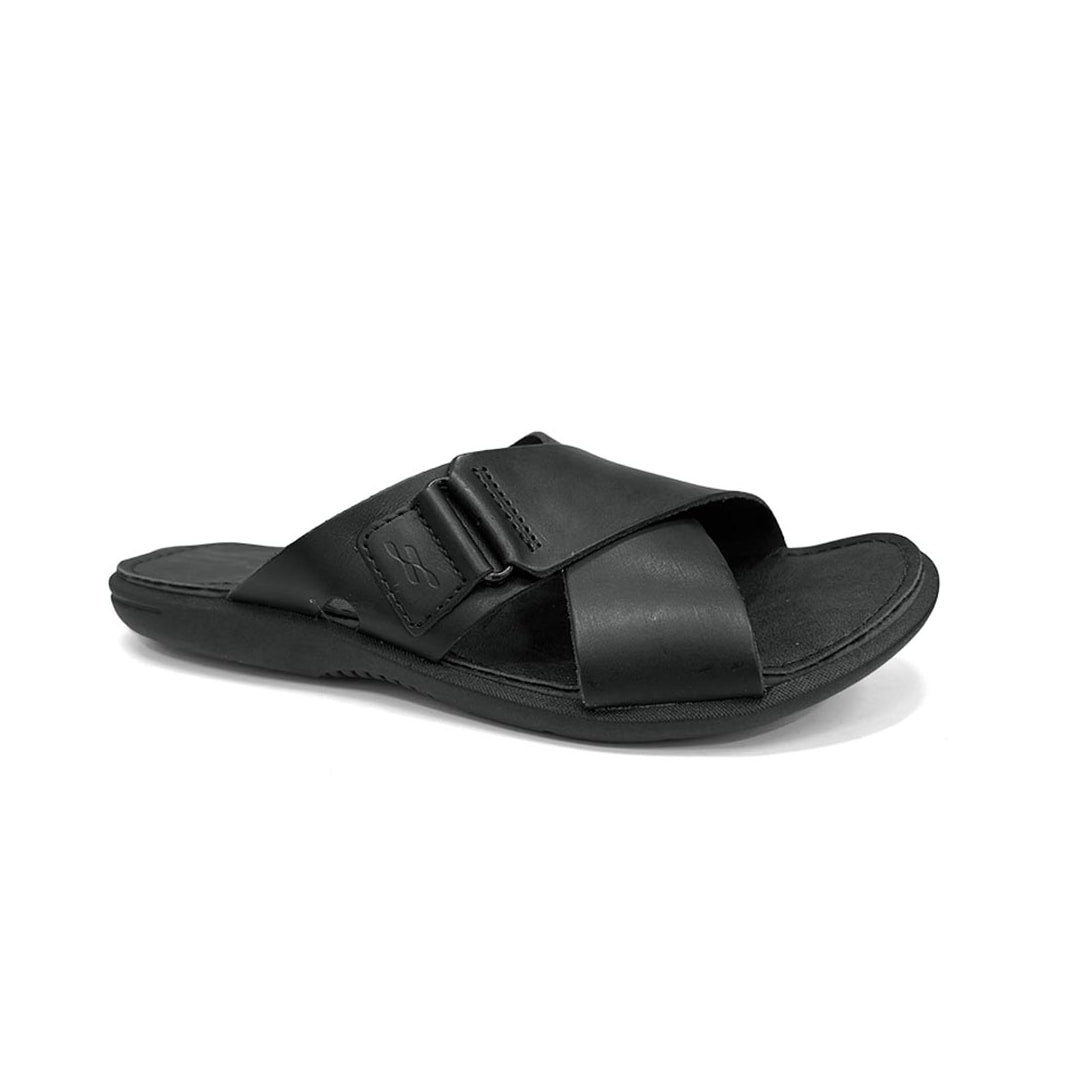 Chinelo Itapuã Masculino Couro 8451 Preto