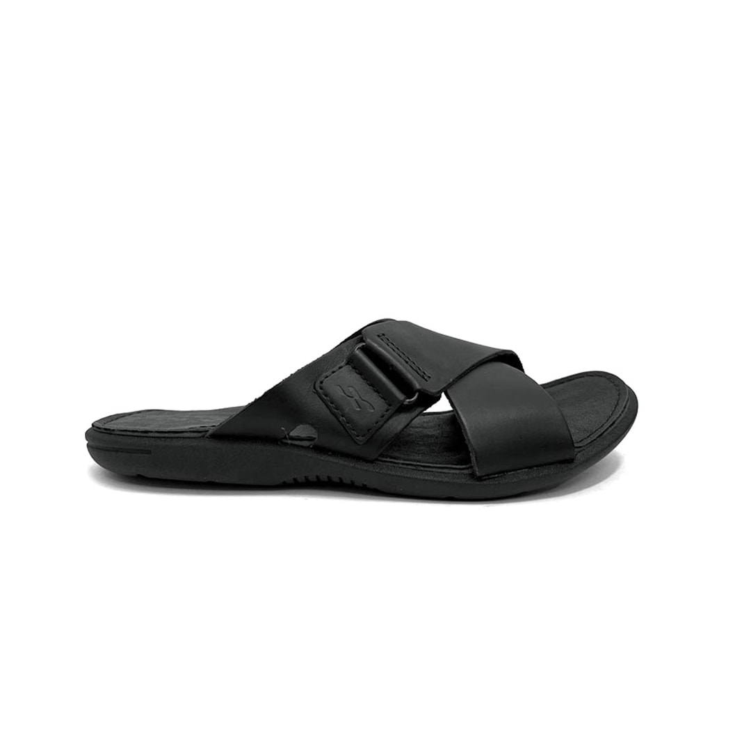 Chinelo Itapuã Masculino Couro 8451 Preto