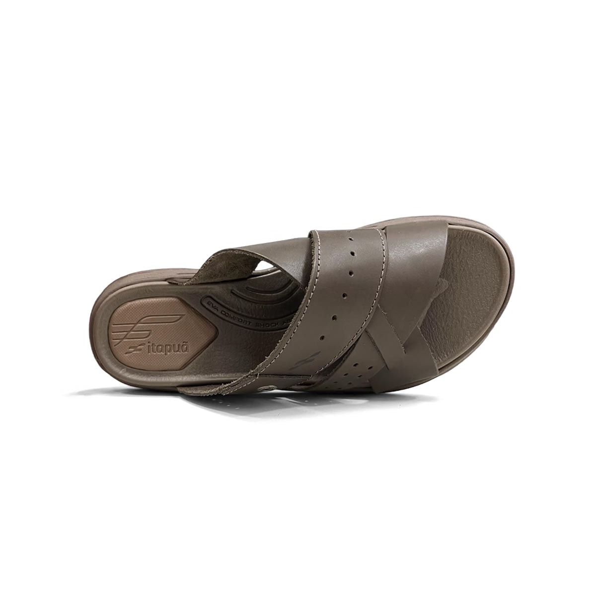 Chinelo Itapuã Masculino Couro Doca 1251 Ebano New
