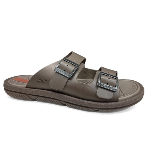 Chinelo Itapuã Masculino Couro Milano 764 Ebano