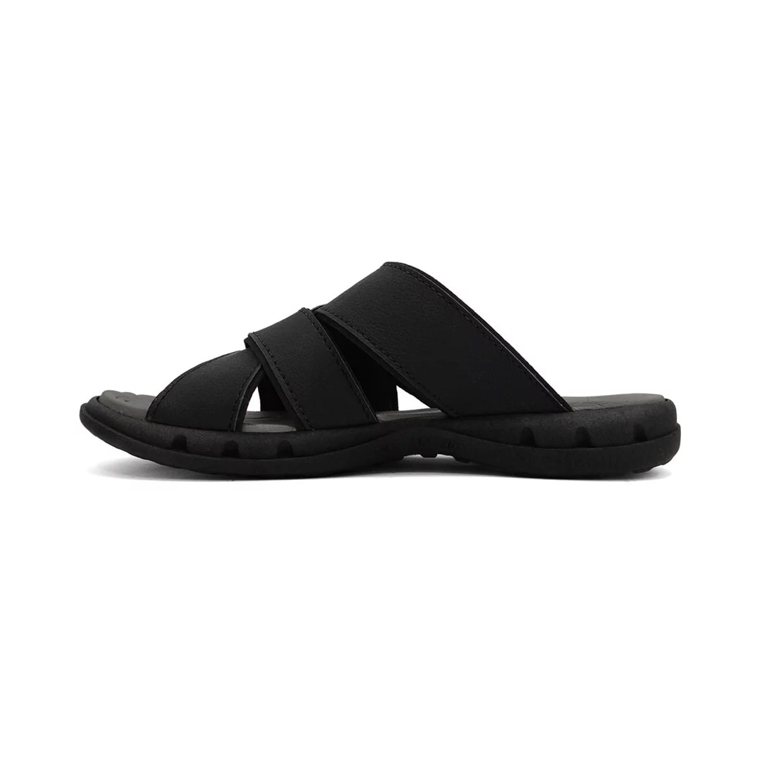 Chinelo Itapua Masculino De Couro 10402 Preto/Grafite