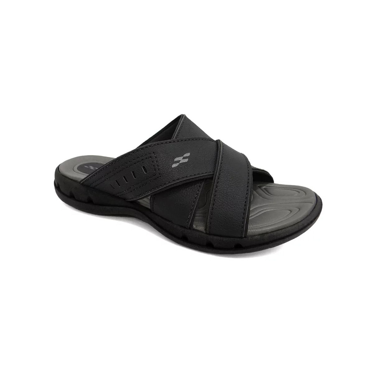 Chinelo Itapua Masculino De Couro 10402 Preto/Grafite Chinelo Itapua Masculino De Couro 10402 Preto/Grafite