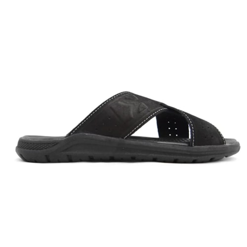 Chinelo Kildare Masculino de Couro 1311.5303 Preto