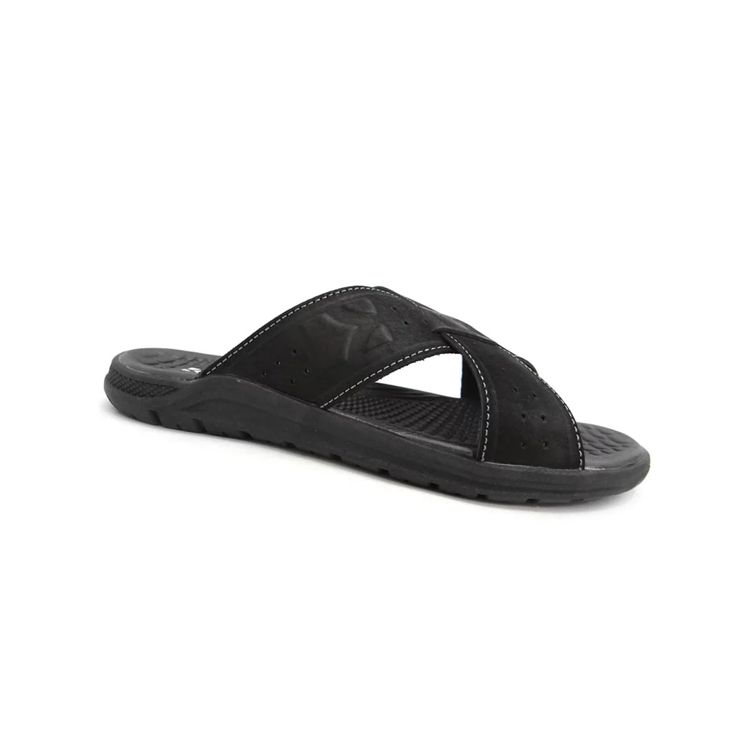 Chinelo Kildare Masculino de Couro 1311.5303 Preto