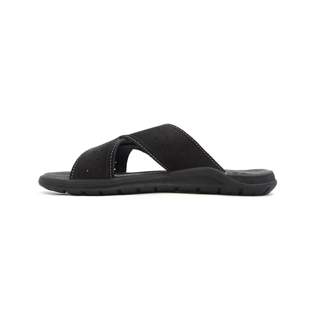 Chinelo Kildare Masculino de Couro 1311.5303 Preto