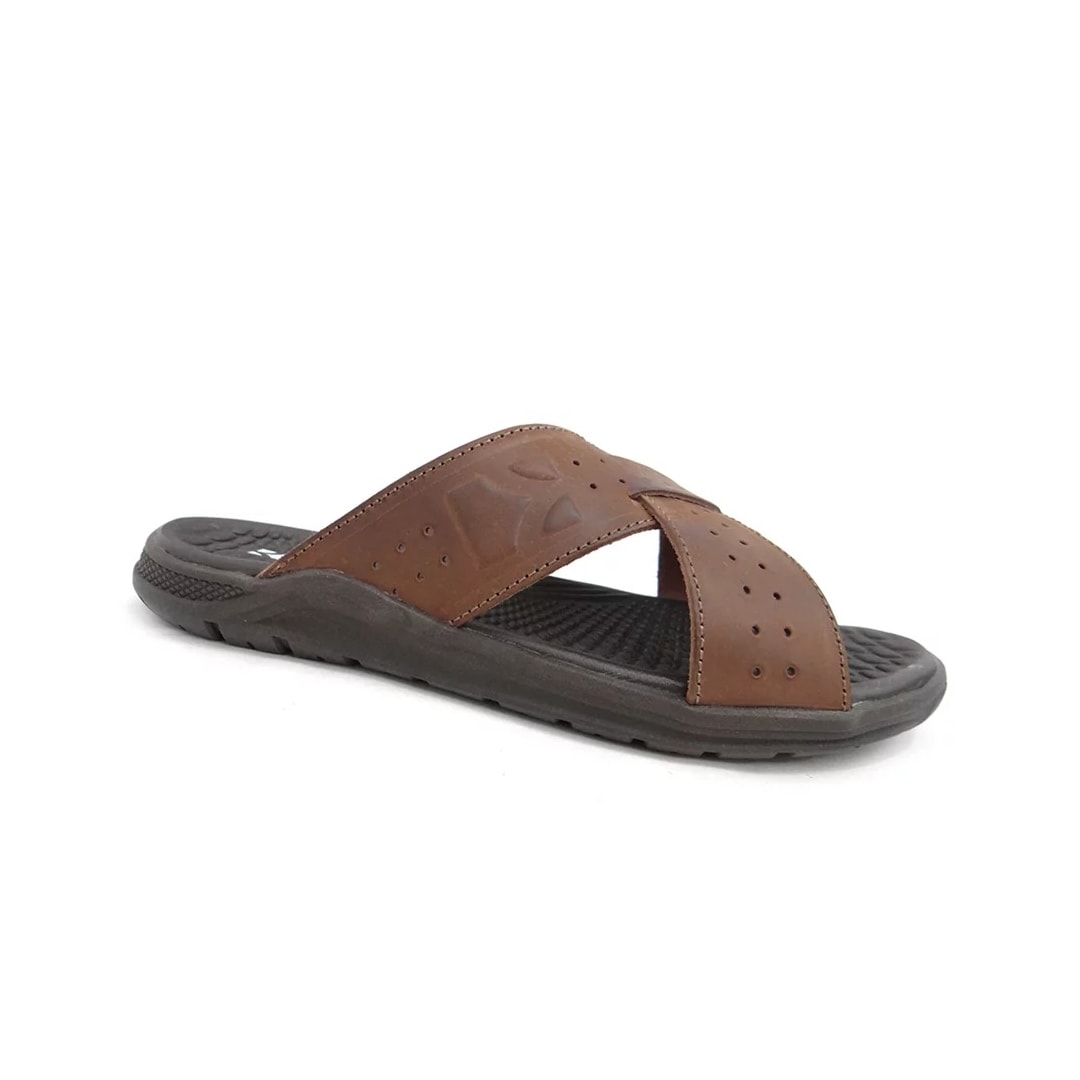 Chinelo Kildare Masculino de Couro 1311.5303 Saddle Café Chinelo Kildare Masculino de Couro 1311.5303 Saddle Café