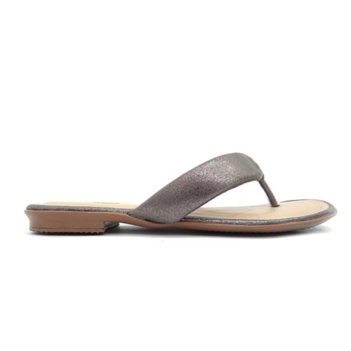 Chinelo Maria Isabel Rasteira Feminina 40.001 Prata Velha