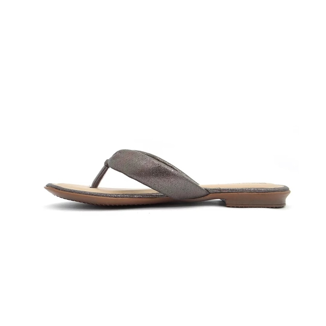 Chinelo Maria Isabel Rasteira Feminina 40.001 Prata Velha Chinelo Maria Isabel Rasteira Feminina 40.001 Prata Velha