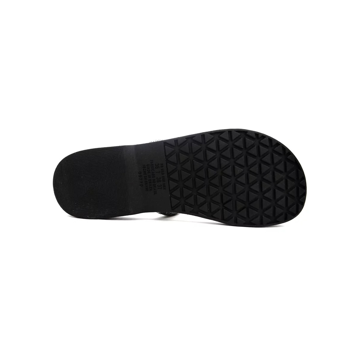 Chinelo Mississipi Flatform Mi371 Pewter/Preto