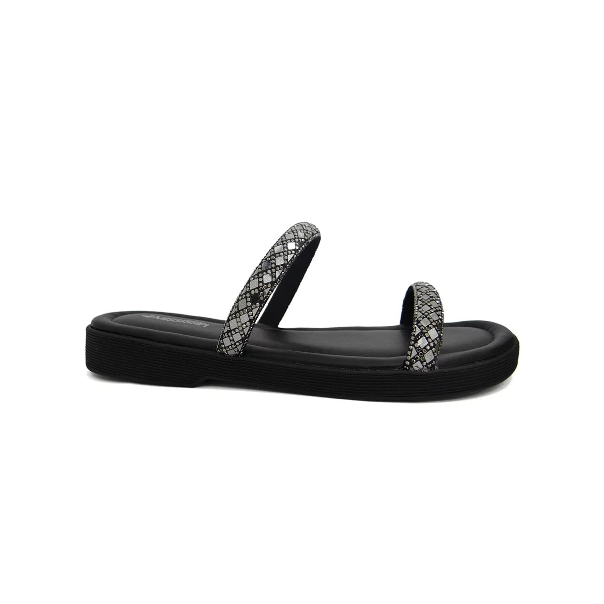 Chinelo Mississipi Flatform Mi371 Pewter/Preto Chinelo Mississipi Flatform Mi371 Pewter/Preto