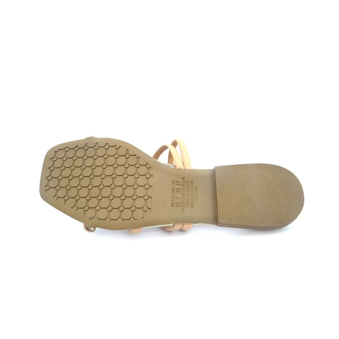 Chinelo Mississipi Rasteira Q8361 Mel/Champagner Chinelo Mississipi Rasteira Q8361 Mel/Champagner