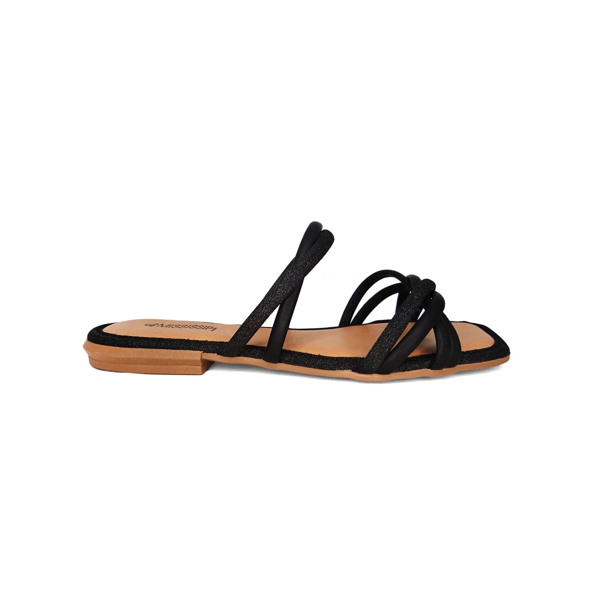 Chinelo Mississipi Rasteira Q9663 Preto Chinelo Mississipi Rasteira Q9663 Preto