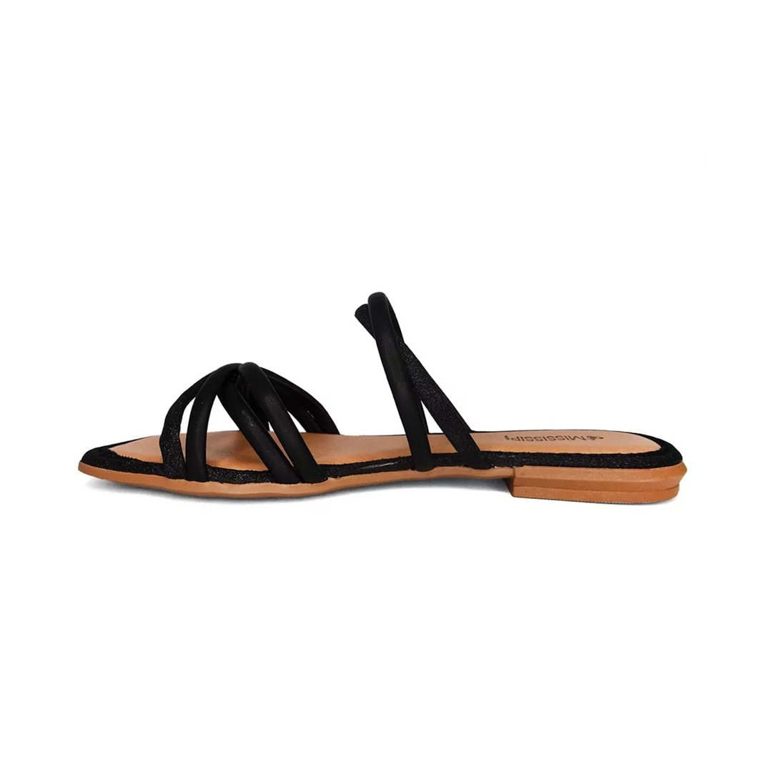 Chinelo Mississipi Rasteira Q9663 Preto