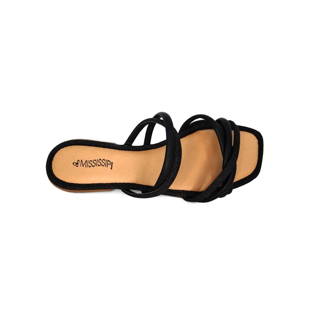 Chinelo Mississipi Rasteira Q9663 Preto Chinelo Mississipi Rasteira Q9663 Preto