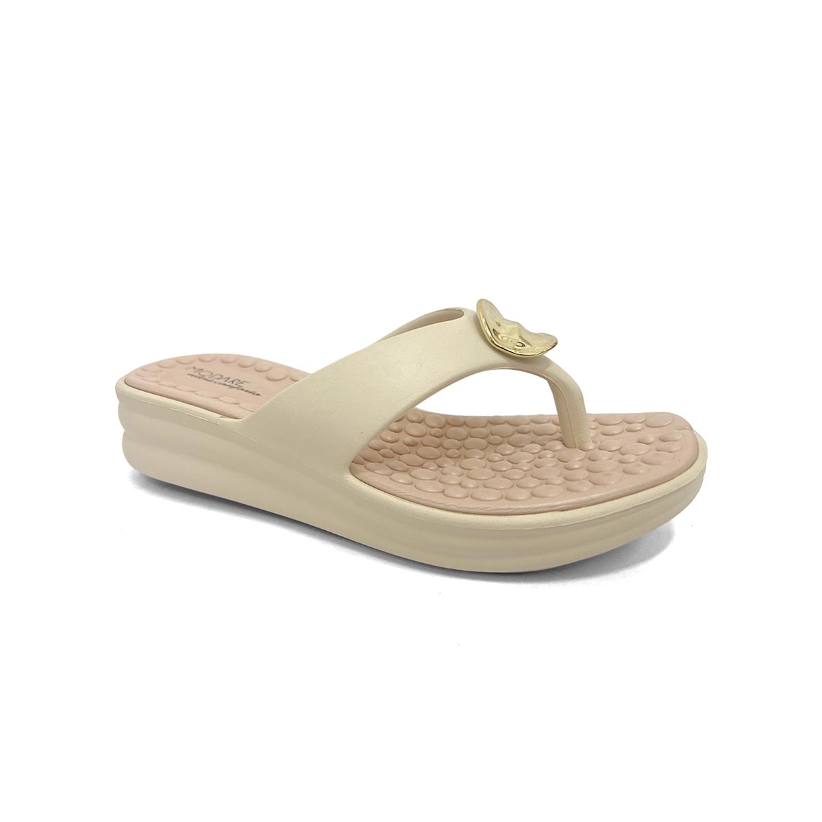 Chinelo Modare De Dedo Conforto 7213.101 Creme Chinelo Modare De Dedo Conforto 7213.101 Creme