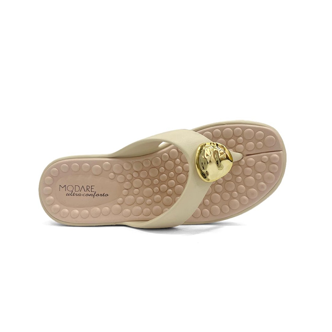 Chinelo Modare De Dedo Conforto 7213.101 Creme Chinelo Modare De Dedo Conforto 7213.101 Creme