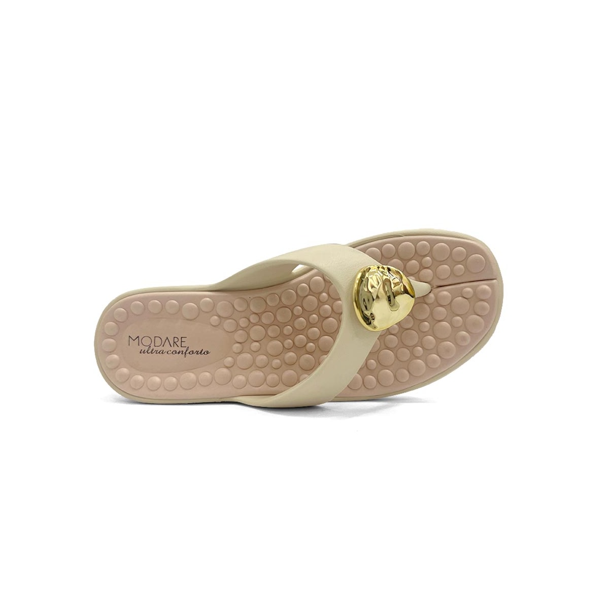 Chinelo Modare De Dedo Conforto 7213.101 Creme Chinelo Modare De Dedo Conforto 7213.101 Creme