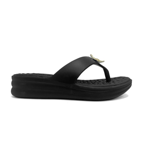 Detalhe - Chinelo Modare De Dedo Conforto 7213.101 Preto