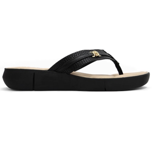 Detalhe - Chinelo Modare De Dedo Ultraconforto 7199.104 Preto