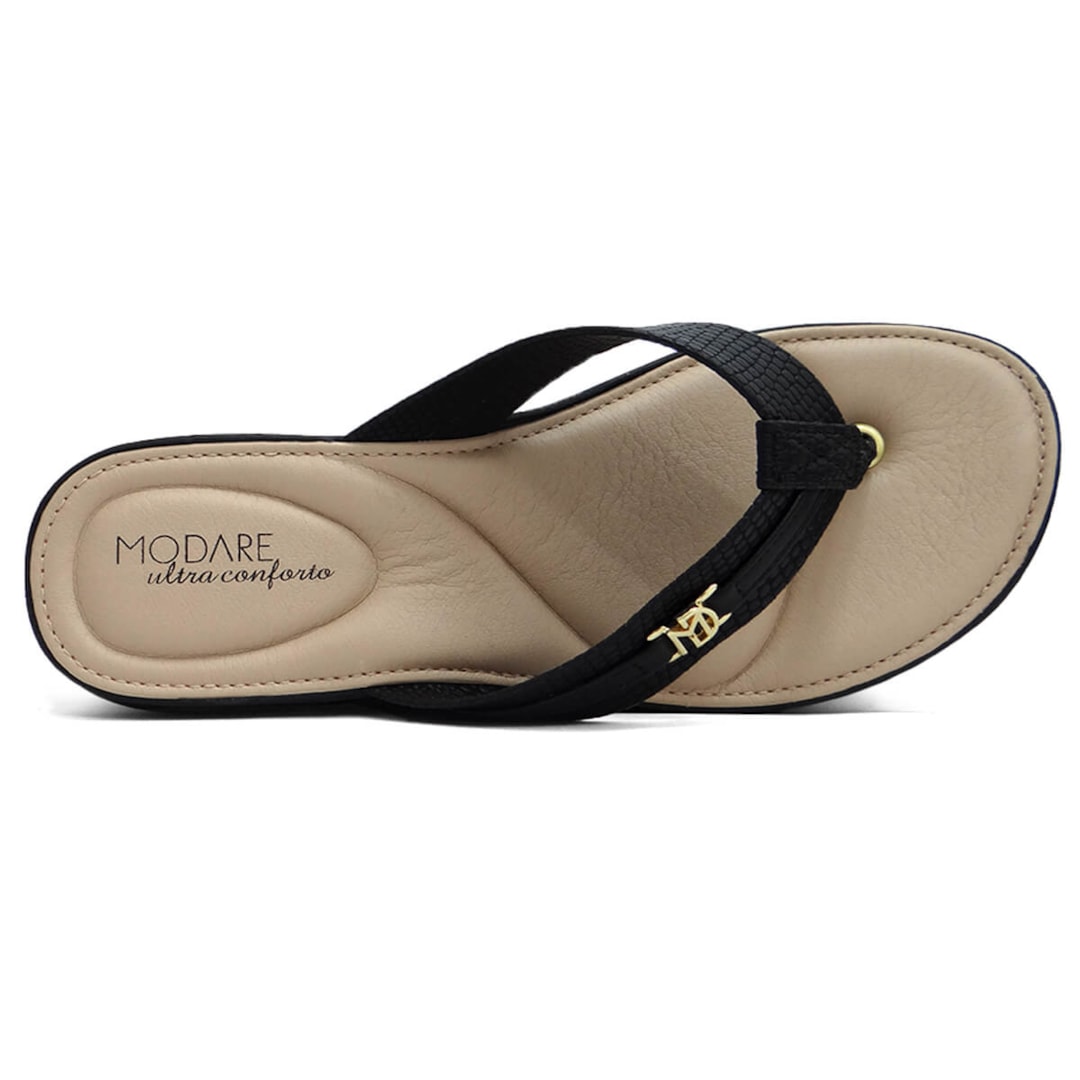 Chinelo Modare De Dedo Ultraconforto 7199.104 Preto