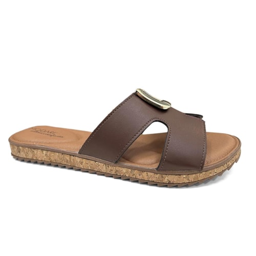 Chinelo Modare Rasteira Gáspea 7141.258 Cafe/Camel