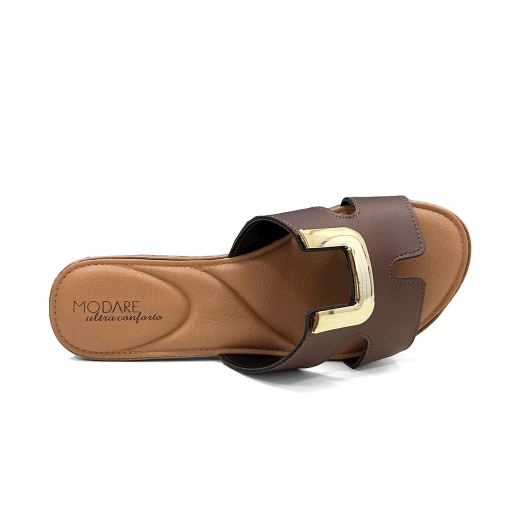 Chinelo Modare Rasteira Gáspea 7141.258 Cafe/Camel