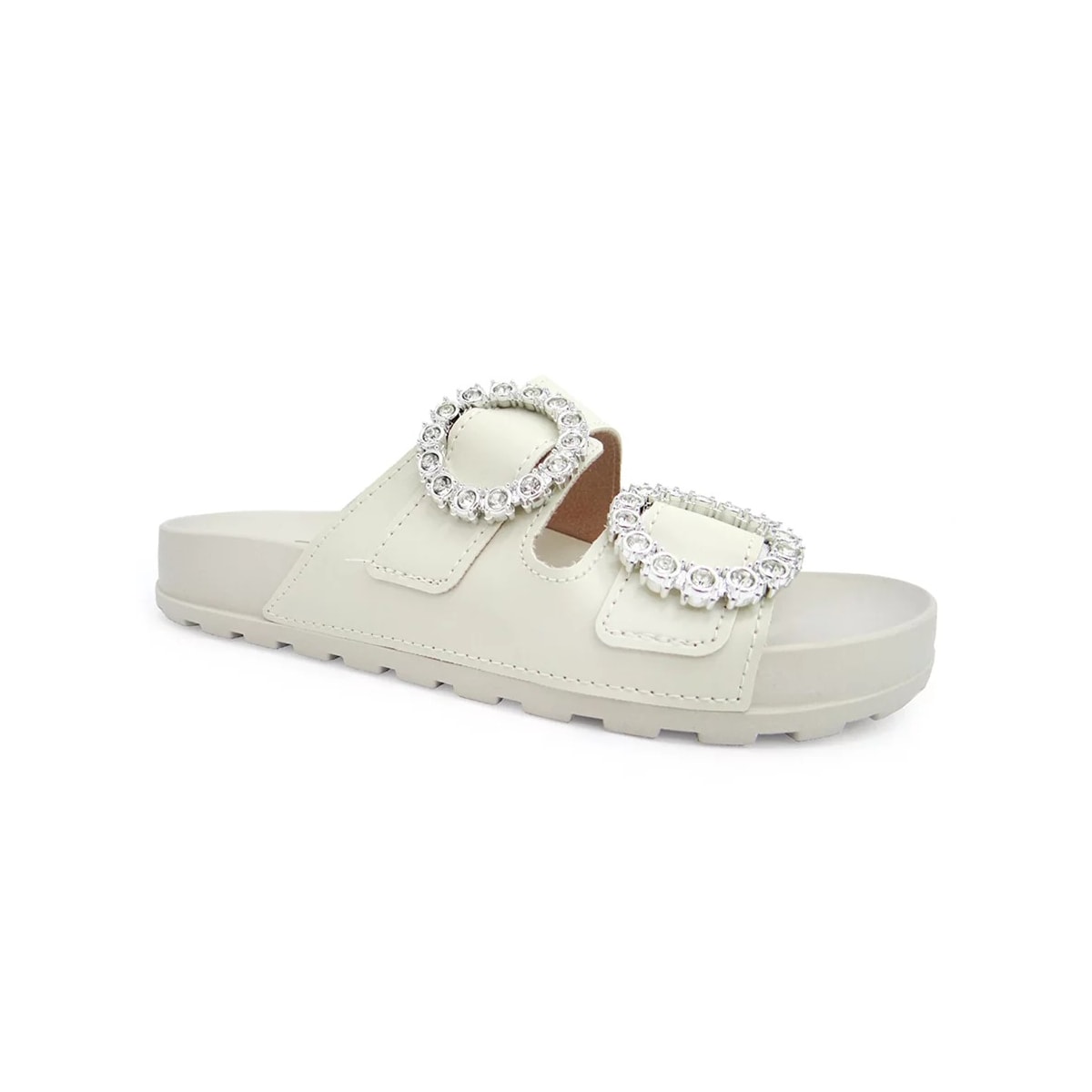 Chinelo Moleca Birken Flatform 5436.423 Branco Off Chinelo Moleca Birken Flatform 5436.423 Branco Off