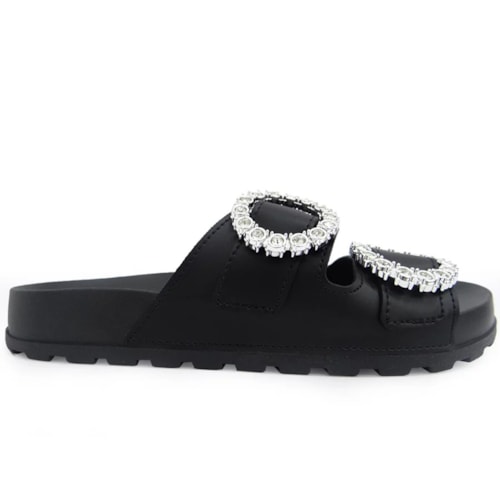 Chinelo Moleca Birken Flatform 5436.423 Preto