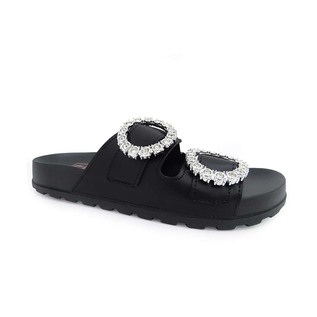 Chinelo Moleca Birken Flatform 5436.423 Preto