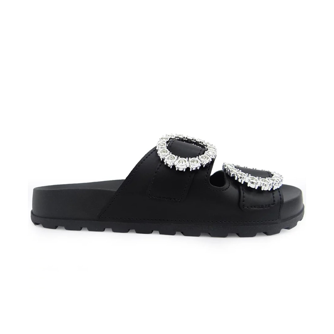 Chinelo Moleca Birken Flatform 5436.423 Preto Chinelo Moleca Birken Flatform 5436.423 Preto