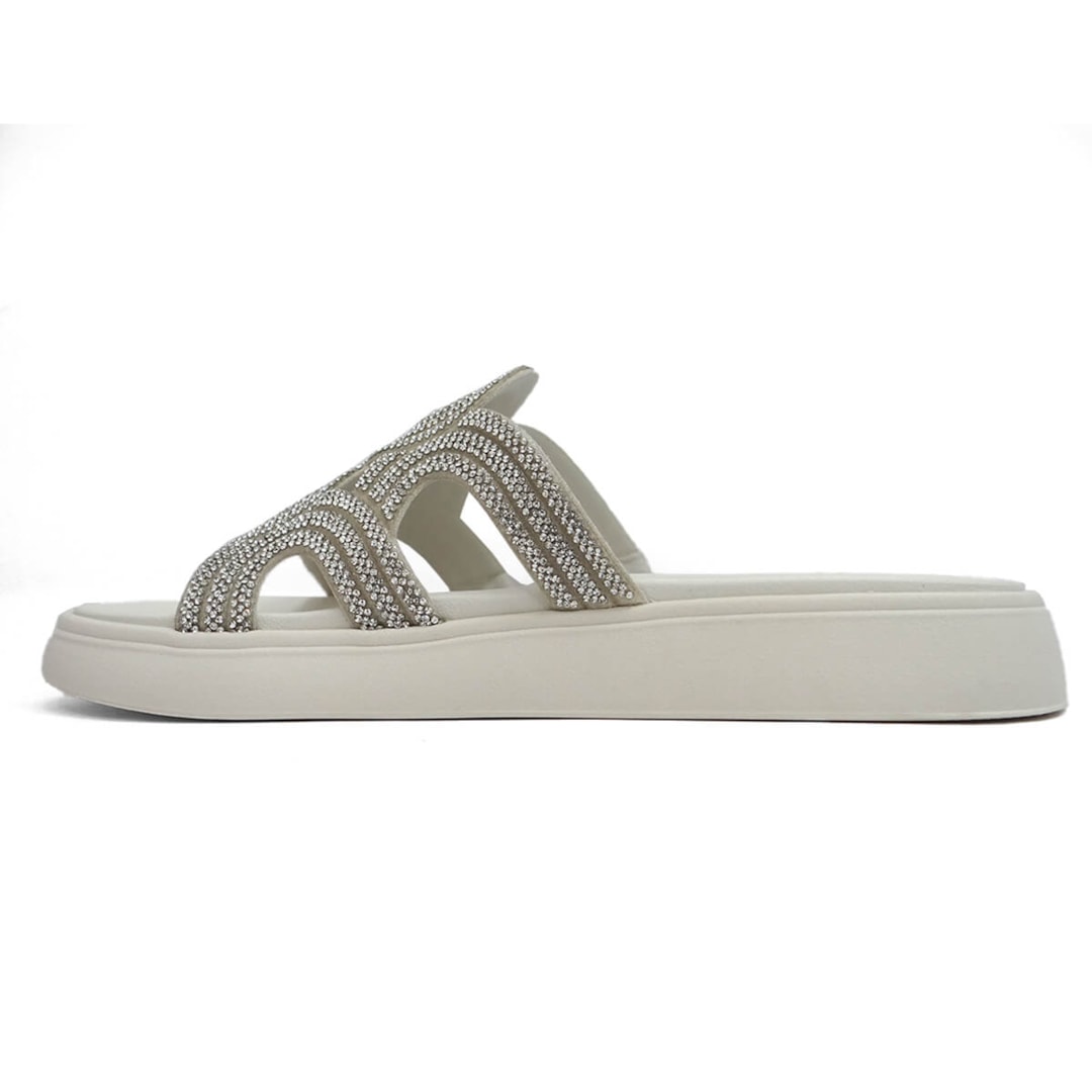 Chinelo Moleca Gaspea Com Brilho 5469.134 Creme