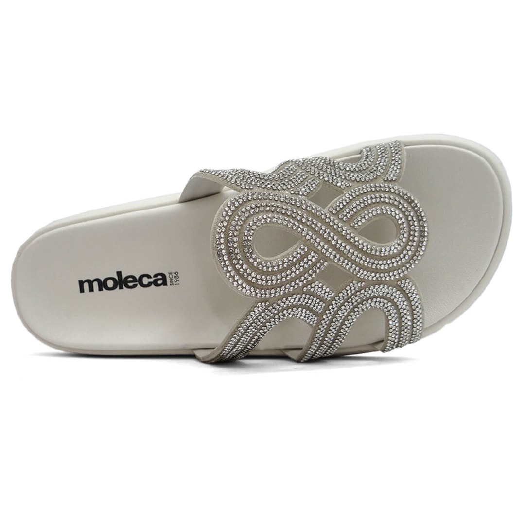 Chinelo Moleca Gaspea Com Brilho 5469.134 Creme