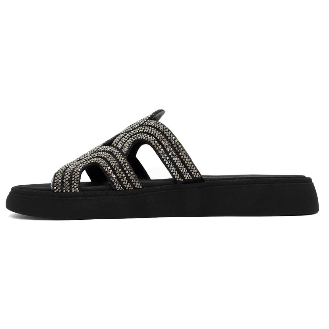 Chinelo Moleca Gaspea Com Brilho 5469.134 Preto
