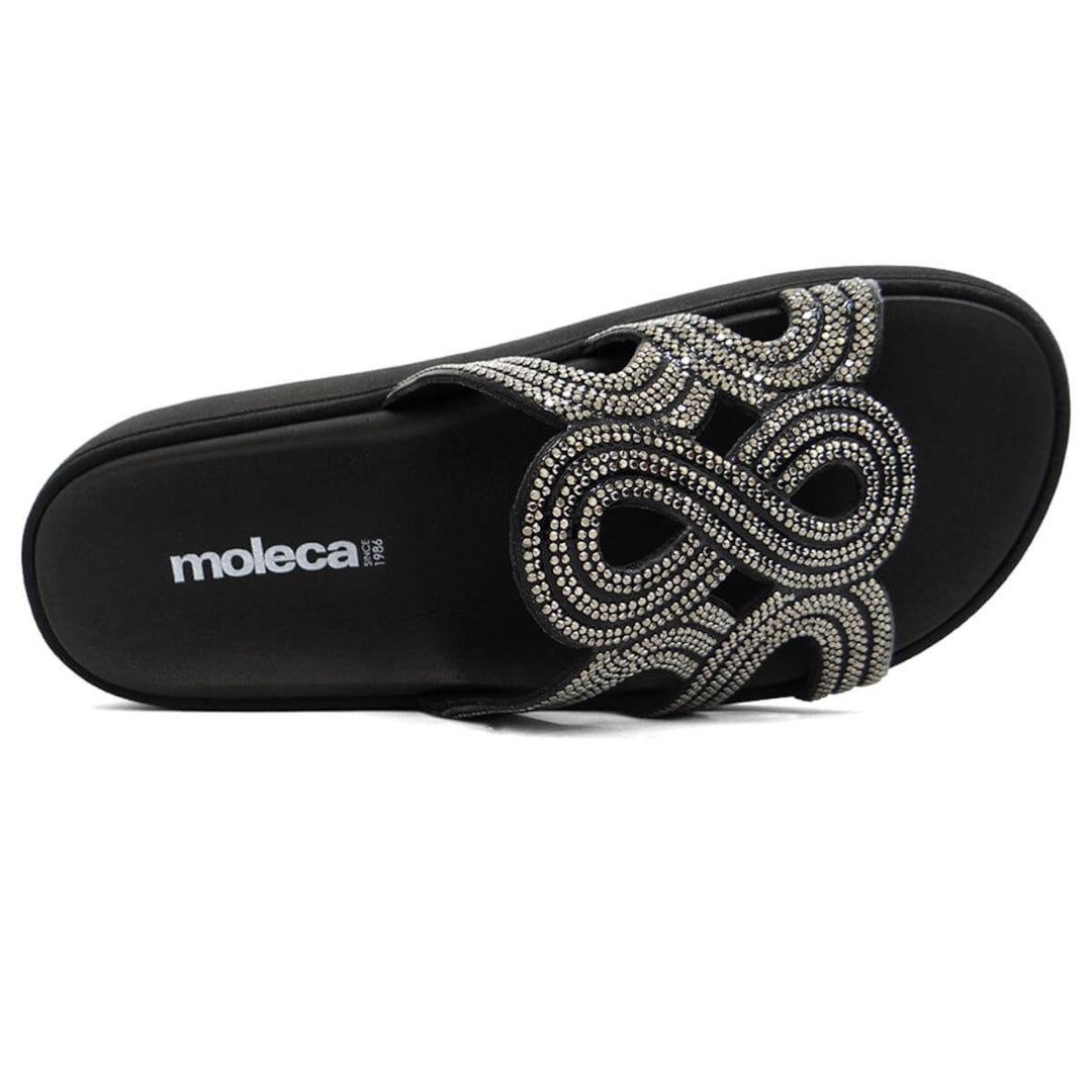 Chinelo Moleca Gaspea Com Brilho 5469.134 Preto