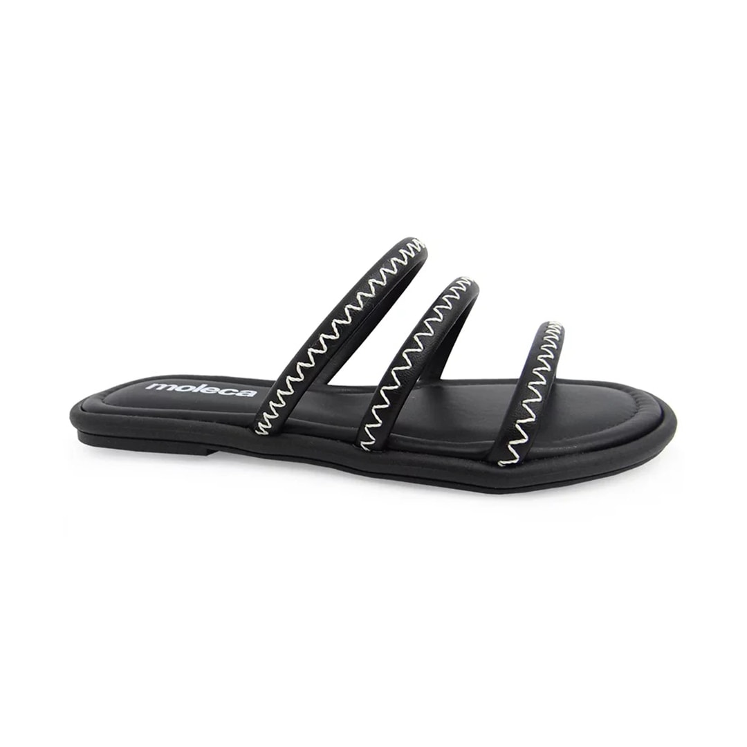 Chinelo Moleca Rasteira 5479.102 Preto Chinelo Moleca Rasteira 5479.102 Preto