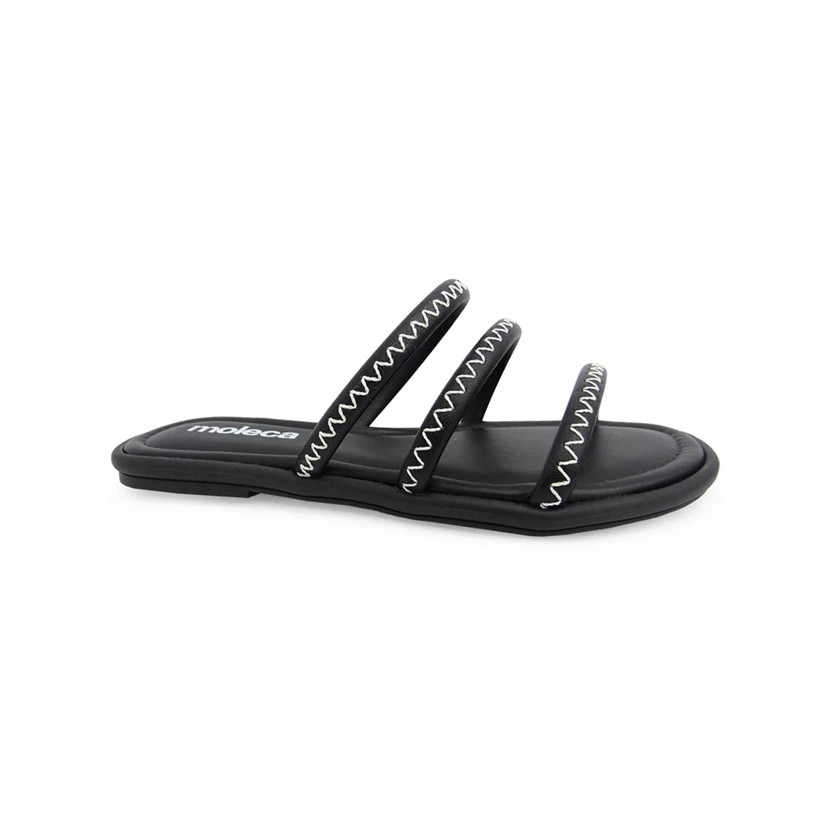 Chinelo Moleca Rasteira 5479.102 Preto Chinelo Moleca Rasteira 5479.102 Preto