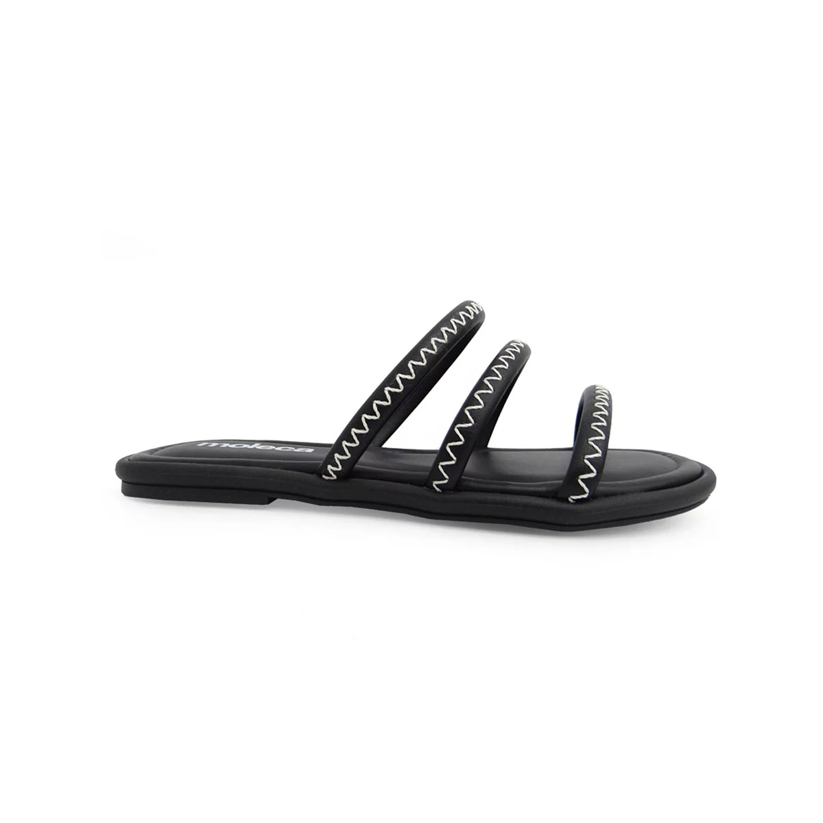 Chinelo Moleca Rasteira 5479.102 Preto Chinelo Moleca Rasteira 5479.102 Preto