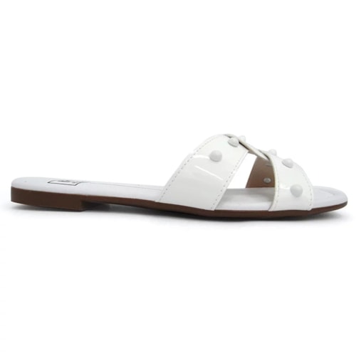 Chinelo Moleca Rasteira Feminina 5435.428 Branco