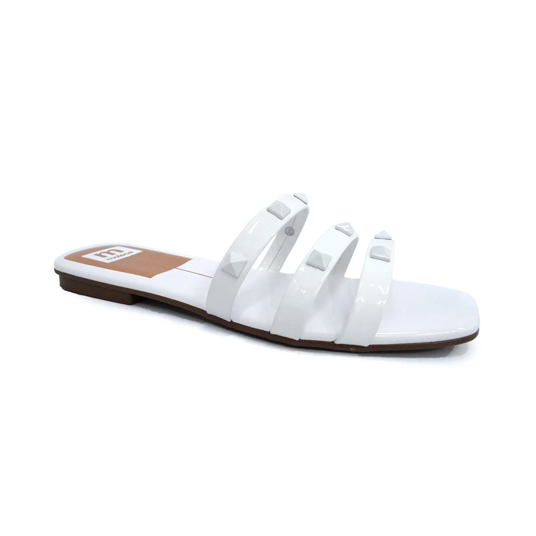 Chinelo Moleca Rasteira Feminina 5462.108 Branco Chinelo Moleca Rasteira Feminina 5462.108 Branco