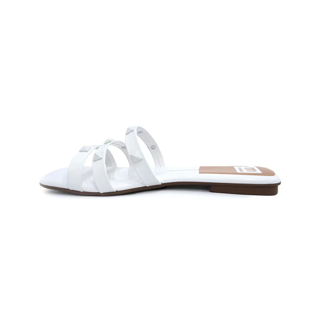 Chinelo Moleca Rasteira Feminina 5462.108 Branco Chinelo Moleca Rasteira Feminina 5462.108 Branco